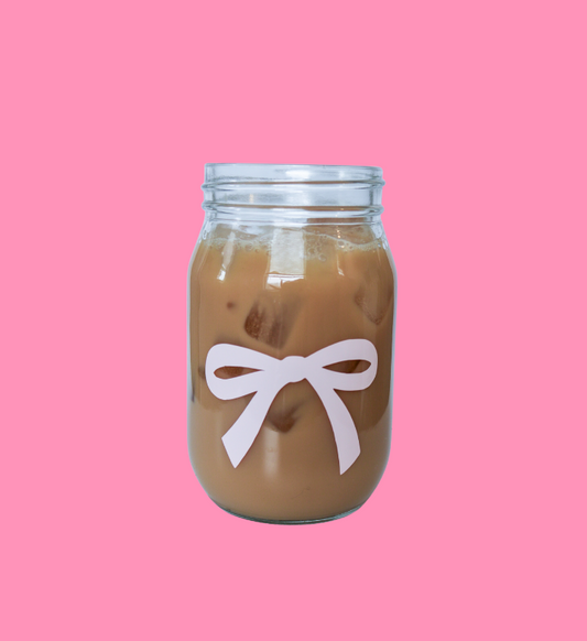 Bow Mason Jar