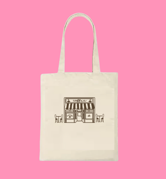 Coffee Shop Tote Bag