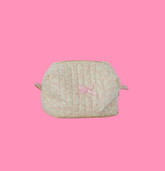 Quilted Makeup Pouch