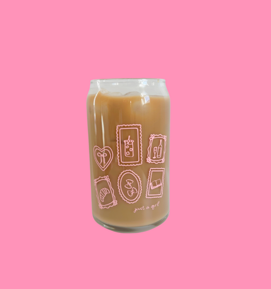 Just A Girl Glass Can