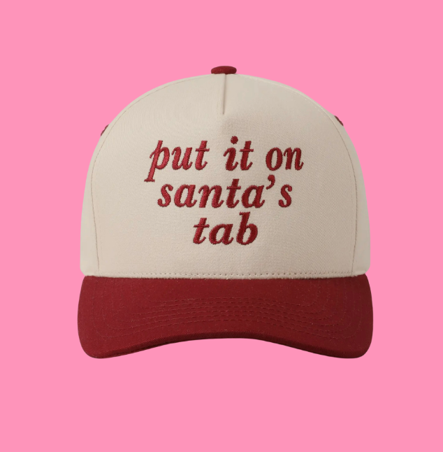 Santa's Tab Trucker Hat (Red)