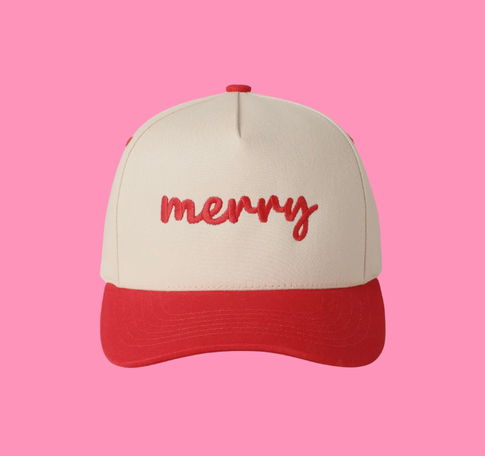 Merry Trucker Hat (Red)