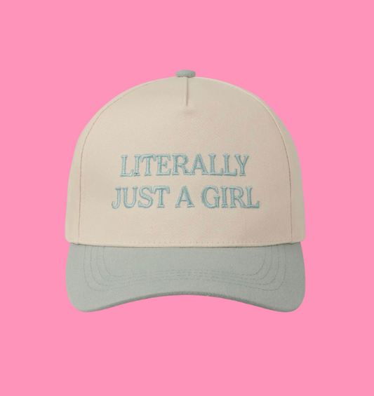 Just a Girl Trucer Hat (Blue)