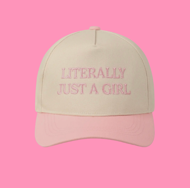 Just a Girl Trucker Hat (Pink)