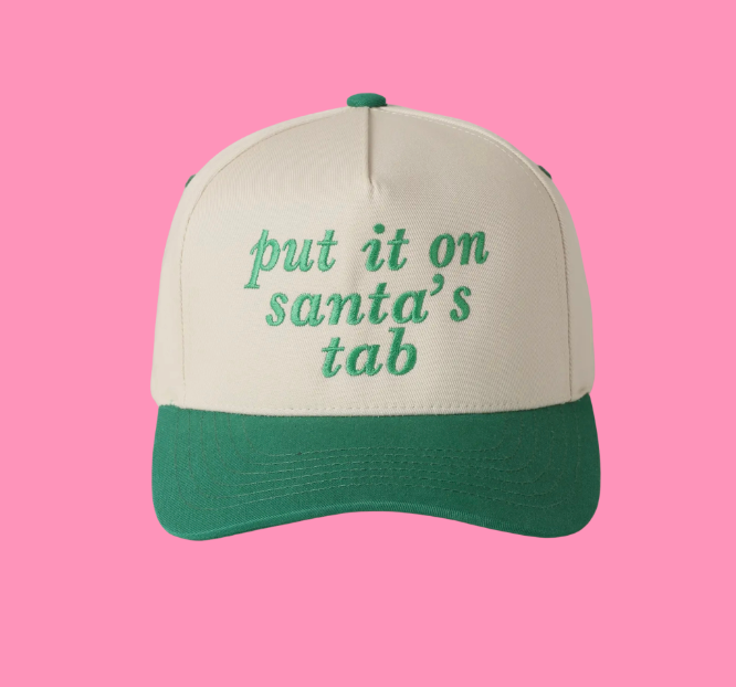 Santa's Tab Trucker Hat (Green)