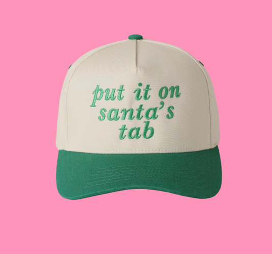 Santa's Tab Trucker Hat (Green)