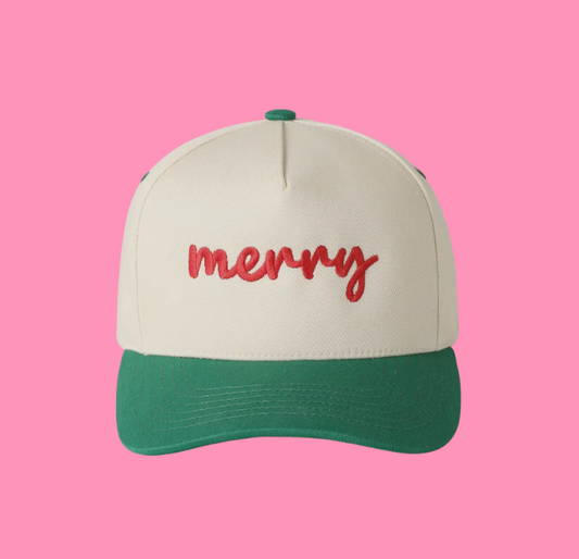 Merry Trucker Hat (Green)