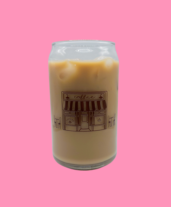 Coffee Shop Glass Can