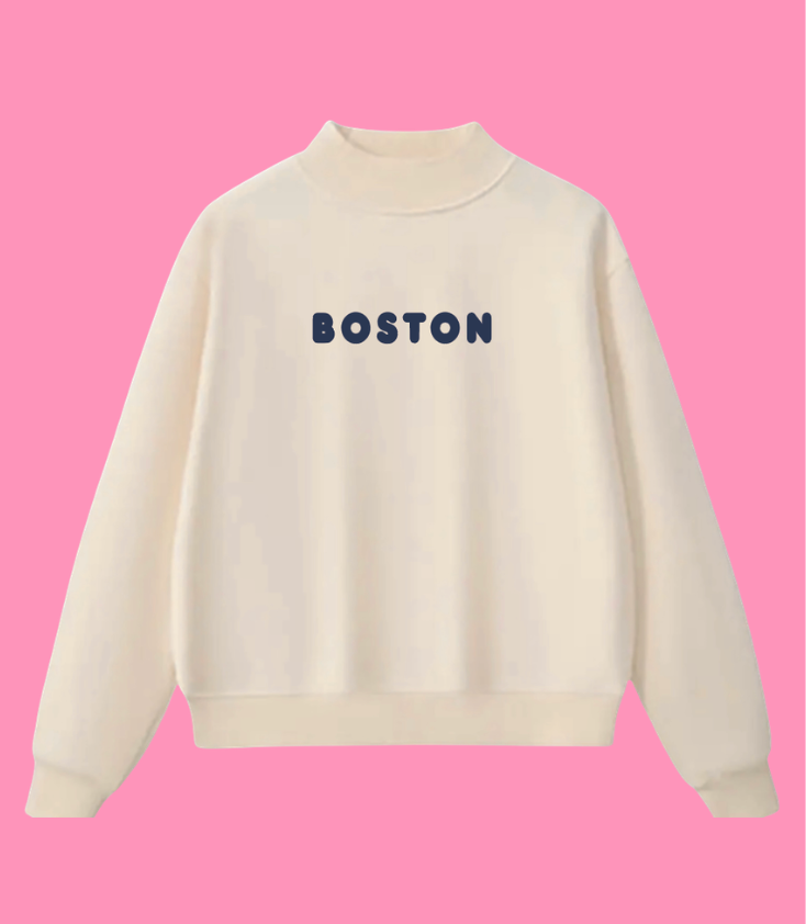 Boston Icon Mock Neck